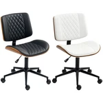 Homcom Home Office Chair No Arms With Wheels, 360 Swivel Desk New. Price: $93.99.