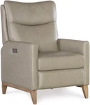 Hooker Furniture RC114-PH Quinnie 30"W Leather Recliner Verona Sage / Light New. Price: $1285.00.