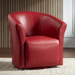 Elements Rocket 31" Wide Rivera Red Swivel Accent Club Chair New. Price: $599.99.