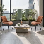 Garvee Dining Chairs 2 Upholstered Mid Century Modern Kitchen Living Room New. Price: $130.19.