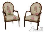 56946: Pair Century Oversized French Style Upholstered Armchairs Used. Price: $1295.00.