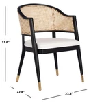 Safavieh Rogue Rattan Dining Chair, Reduced Price 2172778119 SFV4106A Open. Price: $342.00.