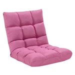 Costway Adjustable 14-POSITION Floor Chair Folding Lazy Sofa Lounge Pink New. Price: $59.99.