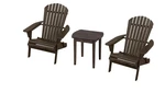 Home Adirondack Chair Bristro Set, Standard, Dark Brown New. Price: $359.10.