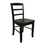 International Concepts Madrid Ladderback Dining Chair Rich Mocha(set Of 2) New. Price: $196.57.