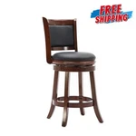 Counter Height High Back Swivel Wood Bar Stools Home Chair Seat New. Price: $133.90.