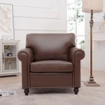 Single Armchair With Soft Pp Cotton Backrest And Spring-padded Seat New. Price: $418.00.
