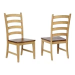 Sunset Trading Brook 18" Wood Ladder Back Dining Chairs Cream (set Of 2) New. Price: $544.96.