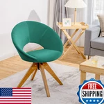 Giantex Swivel Accent Chair Modern Office Wood Legs Oversized Upholstered New. Price: $82.48.