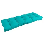 Blazing Needles Twill Tufted Bench Cushion 51IN X 19IN Aqua Blue New. Price: $64.90.