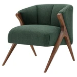 Npd Furniture Florence 20.5" Fabric Accent Chair In Havana Green/brown New. Price: $588.75.