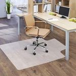 Office Chair Mat For Hardwood Floor 36" X 48" White Computer With Lip New. Price: $23.19.