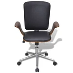 Swivel Office Chair Seat Bentwood With Artificial Leather Upholstery Vidaxl New. Price: $200.99.