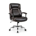 Height Adjustable Big And Tall Office Chair Computer Desk With Metal Base- New. Price: $427.37.