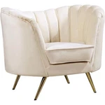 Meridian Furniture Margo Cream Velvet Chair New. Price: $600.99.
