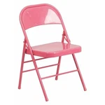 Flash Furniture Folding Chair, Bubblegum New. Price: $43.00.
