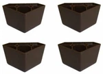 4 Universal Dark Brown Triangle Legs Feet Plastic Furniture Sofa Couch Chair New. Price: $5.50.