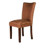 Homepop 38" Traditional Fabric Parsons Dining Chair Red/gold New. Price: $167.99.