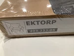 Ikea Ektorp Slipcover For Armchair Nordvalla Dark Gray New!. Price: $135.00.