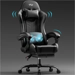 Massage Gaming Chair With Footrest, Computer Headrest, Gamer New. Price: $103.99.