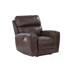 Bowery Hill Contemporary Leather Brown Finish Power Recliner New. Price: $1075.37.