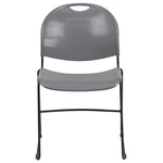 Flash Furniture Hercules Ultra Compact Stacking Chair Gray And Black New. Price: $118.99.