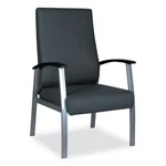 Alera Metalounge Series High-back Chair 24.6''X26.96''X42.91'' Black ALEML2419 New. Price: $147.62.