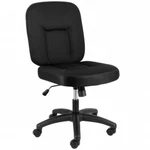 Elama Mid Back Adjustable Fabric Office Chair In Black New. Price: $90.38.