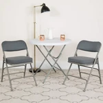 Event Seating Solution - 4 Metal Folding Chairs Gray 300LB Capacity New. Price: $299.99.
