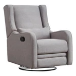 Westwood Design Elsa Fabric Manual Swivel Glider And Recliner Gray New. Price: $344.65.