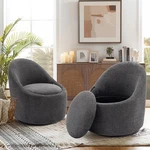Colamy Swivel Accent Chair Set Of 2, 360 With Hidden Storage New. Price: $394.44.
