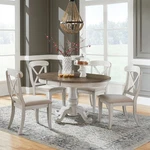 Liberty Furniture Ocean Isle 5 Piece Pedestal Table Dining Room Set With Chai... New. Price: $1219.99.