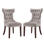 Dorel Living Tufted Hourglass Parsons Dining Room Chairs Platinum New. Price: $155.99.