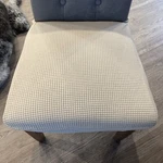 Life Magic Dining Chair Slip Covers Ivory Set Of 4 Rear Covered Open. Price: $21.80.