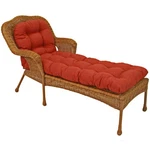Blazing Needles Indoor/outdoor Rounded Back Chaise Lounge Cushion, 74" X 19", Mo New. Price: $118.99.
