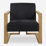 Uttermost 23851 Suspend 32"W Wood Framed Polyester Accent Chair - Blue New. Price: $1243.20.