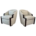 ENC-1193: Pair Milo Baughman For Thayer Coggin Studio Mb Lounge Chairs Used. Price: $3250.00.