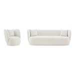 Manhattan Comfort, Contemporary Siri Sofa And Accent Chair Set Cream, Primary New. Price: $1879.99.