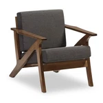 Maklaine Lounge Fabric Chair Gray New. Price: $201.99.