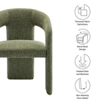 Modway Oslo Dining Accent Chair Leaf Geen New. Price: $281.72.