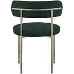 Meridian Furniture Beacon Green Boucle Fabric Dining Chair New. Price: $367.50.