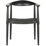 Safavieh Bandelier Arm Chair Black / New. Price: $349.27.