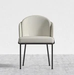 Pc- Angelo Dining Chair Black Microfiber Leather Trento Taupe B114-072 New. Price: $650.00.
