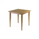 Pemberly Row Square Transitional Solid Wood Dining Table Light Oak New. Price: $188.75.