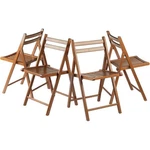 Winsome Robin Transitional Solid Wood Folding Chair Teak (set Of 4) New. Price: $174.99.