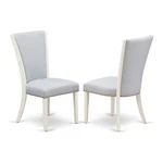 East West Furniture Verona 39" Fabric Dining Chairs White/gray (set Of 2) New. Price: $243.12.