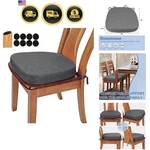 Thickened 2.5" Friendly Woven Fabric Dining Chair Cushion, U-shape High Densi... New. Price: $28.94.