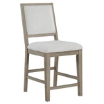Steve Silver Lily Polyester Upholstered Counter Chair In Gray (set Of 2) New. Price: $287.98.