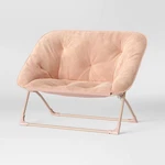 Folding Dish Kids' Loveseat Pink - Pillowfort New. Price: $40.99.