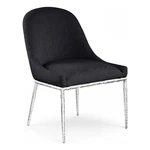 Bowery Hill Contemporary Black Linen Textured Performance Fabric Dining Sc New. Price: $370.11.